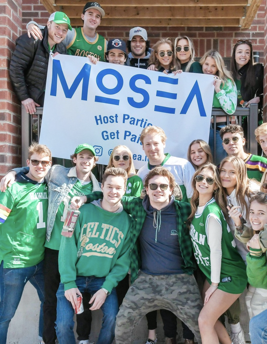 Mosea ambassadors on campus